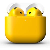 Merlin Craft Customized Apple Airpods 4 Yellow Matte