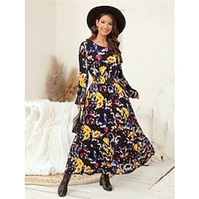 Smocked Waist Maxi Dress Lightinthebox