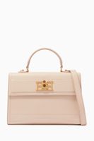Brettie Top Handle Bag in Grained Leather Brettie Top Handle Bag in Grained Leather