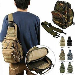 Tactical Sling Shoulder Bag Backpack Army Camping Hiking Bag Outdoor Sports Chest Travel Bag miniinthebox