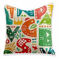 Double Side Cushion Cover 1PC Soft Decorative Square Throw Pillow Cover Cushion Case Pillowcase for Sofa Bedroom Superior Quality Machine Washable Lightinthebox - thumbnail