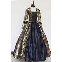 18th Century Women's Rococo Ball Gown Princess Maria Antonietta Rococo Victorian Renaissance Vacation Dress Lightinthebox