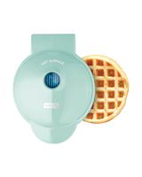 Dash Mini Waffle Maker Machine for Individuals Aqua