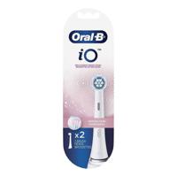 Oral-B iO Gentle Care Replacement Brush Heads - White (Pack of 2) - thumbnail