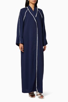 Fringed Crêpe Abaya Fringed Crêpe Abaya