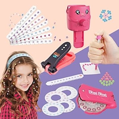 Blingbling Nail Drilling Machine For Children's Family Pasting Drilling Machine For Girls Makeup Toys Lightinthebox