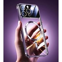 Luxury Magnetic Full Lens Protection Clear Case For IPhone 15 14 13 11 12 Pro Max Plus Soft Wireless Charge HD Cases Cover Lightinthebox - thumbnail