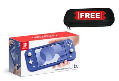 Nintendo Switch Lite, Blue (Storage Case Free) Nintendo Switch Lite, Blue (Storage Case Free)