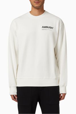 Workshop Logo Sweatshirt in Cotton Fleece