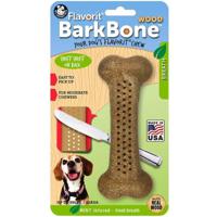 Petmate Pet Qwerks Barkbone Wood Flavorit Mint Flavor  For Dog