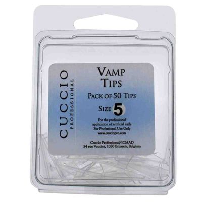 Cuccio Pro Vamp Tips # 5 50pcs Acrylic Nails