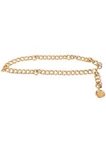 Chanel Pre-Owned CC logos medallion charm chain belt - GOLD