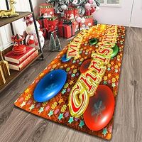 Christmas Floor Mat Door Mat Hallway Carpets Area Rugs Washable for Bedroom Living Room Kitchen Bathroom Anti-Slip Floor Mats miniinthebox - thumbnail