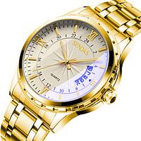 sanda men's watch stainless steel business waterproof watch quartz miniinthebox - thumbnail