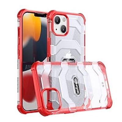 Phone Case For Apple Classic Series iPhone 13 Pro Max 12 11 SE 2022 X XR XS Max 8 7 Shockproof Dustproof Four Corners Drop Resistance Solid Colored TPU PC Lightinthebox