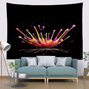 Rainbow Color Wall Tapestry Art Decor Blanket Curtain Hanging Home Bedroom Living Room Decoration Polyester miniinthebox