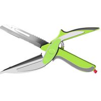 Smart Cutter Clever 7 in 1 Kitchen Cutter Multifunction Knife Scissors Cutting Board Kitchen Tools