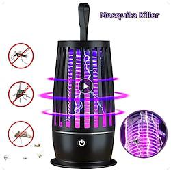 Mosquito Killer Lamp Portable USB Rechargeable Electric Fly Trap Zapper Insect Killer Repellent Outdoor Mute Anti Mosquito Lamp Lightinthebox