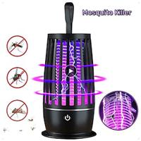 Mosquito Killer Lamp Portable USB Rechargeable Electric Fly Trap Zapper Insect Killer Repellent Outdoor Mute Anti Mosquito Lamp Lightinthebox