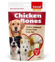 Sanal Dog Chicken Bones 80G - (Buy 3 Get 1 Free)