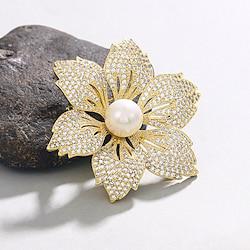 Women's Brooches Retro Flower Stylish Artistic Sweet Brooch Jewelry Gold Bowknot For Office Daily Prom Date Beach Lightinthebox