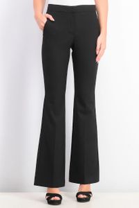 Womens Plain High Waist Pants  Black