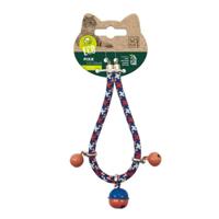 M-PETS Pixie Cat Eco Collar Red & Blue (Pack of 5)