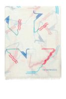 Eagle-Logo Cotton Scarf Eagle-Logo Cotton Scarf