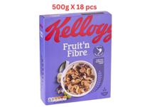 Kellogg's Fruit And Fibre Gbr (Pack Of 18 X 500g)