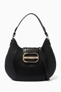 Luna Large Hobo Bag in Calfskin Leather