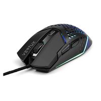 Vertux Katana Mouse HoneyComb Design upto 6400 DPI Black - VT-M-KATANA-BLK