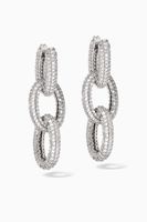 Chunky Hoops Chain Earrings - thumbnail