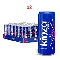 Kinza Carbonated Drink Cola 250Ml Pack of 30 - Bundle of 2 Cartons