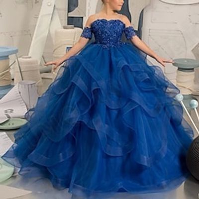 Princess Floor Length Flower Girl Dress Wedding Party Girls Cute Prom Dress Lace with Appliques Elegant Fit 3-16 Years Lightinthebox Princess Floor Length Flower Girl Dress Wedding Party Girls Cute Prom Dress Lace with Appliques Elegant Fit 3-16 Years Lightinthebox