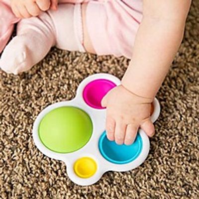 1PCS Fidget Toy, Silicone Bubble Sensory Toy Autism Special Needs Stress Reliever, Playing Board Emotion Anxiety Relief Tool for Kids Adults miniinthebox