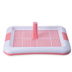 Puppy Potty Training Indoor Tray Dog Toilet - 63.5X43X5Cm - Pink