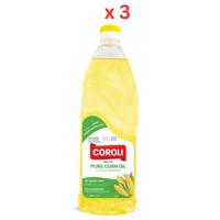 Coroli Corn Oil Pet Bottle, 750ml Pack Of 3