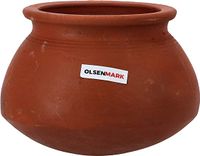 Olsenmark Traditional Cookware Rice Pot, 19 Cm Size-(Venetian Red)-(OMCP6011)