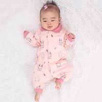 TUBENG Cute Baby Animal Print Long Sleeve Crawling Rompers