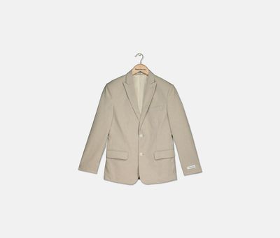 Big Boys Stretch Subtle Pinstripe Heather Suit Jacket Birch Big Boys Stretch Subtle Pinstripe Heather Suit Jacket Birch