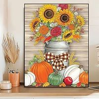 1pc Floral DIY Diamond Painting Sunflower Diamond Painting Handcraft Home Gift Without Framee 30x40cm/12''x16'' miniinthebox - thumbnail