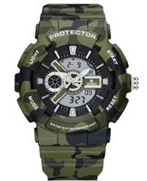 Astro Kids J9302 Movement Watch, Analog-Digital Display and Polyurethane Strap - A23818-PPHHB, Camo Green