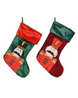Homesmiths Christmas Stocking Polyester Assorted 1 Piece