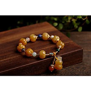 Women's Bead Bracelet Beads Fashion Unique Design Fashion Stone Bracelet Jewelry khaki For Gift Lightinthebox