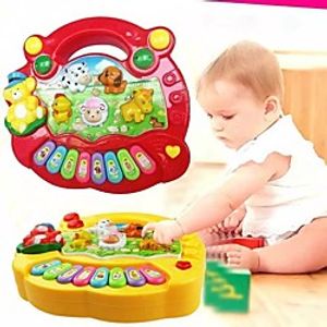 Farm Animal Sound Kids Piano Music Toy Musical Animals Sounding Keyboard Piano Baby Playing Type Musical Instruments Lightinthebox