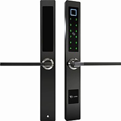 TTLOCK waterproof biometric fingerprint Slim Lock electronic Smart door lock RFID Card code Aluminum Frame Glass Door Lock Lightinthebox