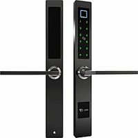 TTLOCK waterproof biometric fingerprint Slim Lock electronic Smart door lock RFID Card code Aluminum Frame Glass Door Lock Lightinthebox - thumbnail
