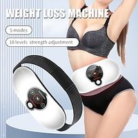 Electric Massage Weight Loss Machine Rechargeable Waist and Abdominal Massage Belt Electric Fat Removal Equipment Constant Temperature Hot Compress Pulse Massage Wireless Waist Protector Body Shaping Lightinthebox - thumbnail