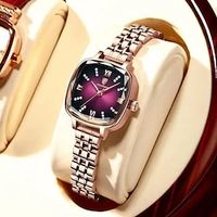 POEDAGAR High Quality Luxury Women Watch Stainless Steel Square Waterproof Quartz Ladies Wristwatches Dress Elegant Femme Clocks miniinthebox - thumbnail