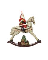 Homesmiths Christmas Santa Polyresin Antique